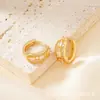 Pendientes Moxi Estilo Ins Transfronterizos Geométricos Microincrustados de Circonita, Diseño de Moda, Pendientes Simples y Únicos