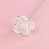 Lana Tejida Terminada Cabeza Única Rosa Barbie Rosa Artificial Regalo de San Valentín Decoración del Hogar Venta al por Mayor