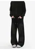 Calça Casual Lavada Estilo Retro Americano da Moda para Homens e Mulheres, Calça de Moletom Reta com Caimento Solto Popular