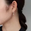Pendientes Sencillos Estilo Coreano de Gota de Agua para Mujer Estilo INS Sentido del Diseño de Nicho Temperamento Lujo Ligero Aros para Oreja Pendientes de Botón Pendientes de Celebridad de Internet de Moda