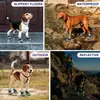 Sapatos Respiráveis de Malha para Cães, Botas Antiderrapantes para Cães, Tiras Ajustáveis Refletivas, Protetores de Patas Impermeáveis, Suprimentos para Animais de Estimação
