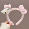 Nueva Diadema de Felpa para Niñas Pequeñas, Accesorio para el Cabello Kuromi, Nuevo Modelo 2026, Pinza para el Cabello para Lavarse la Cara, Accesorio para el Cabello de Bebé