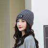 Sombrero para Mujer Invierno Nueva Moda Ins Montar Resistente al Frío Lana Grueso Cálido Tejido Transfronterizo