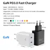 Nuevo modelo transfronterizo adecuado para iPhone 16, cargador GaN de 45W, cargador de estándar europeo, carga rápida dual-C, venta al por mayor de fábrica