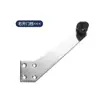 Batente de porta de aço inoxidável 304 para porta esquerda e direita, amortecedor superior de porta, silencioso, batente de porta de 90 graus, batente de borracha para porta de madeira, sucção de porta