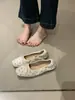 Bailarinas de suela blanda estilo francés para mujer, nueva colección otoño 2026, estilo Mary Jane, retro, casual, versátil, con estampado de lunares y diseño de punta poco profunda