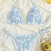 Bolsa Triangular Nueva de Fábrica Traje de Baño para Mujer en stock Bikini Sexy de Tres Puntos Traje Transfronterizo
