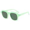 Gerente de loja transfronteiriça Hot Push Retro Óculos de sol Moda europeia e americana Polígono Preto Óculos de sol femininos