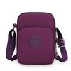 Bolsa Cuadrada Pequeña Mini Mini Bolsa para Teléfono Móvil Bolso de Hombro Cruzado Vertical Individual Bolso para Llaves y Monedas Bolsa de Nylon de Puesto de Verano