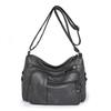 Nova Bolsa Feminina Urbana Simples de Um Ombro Moda Simples Grande Capacidade Bolsa Transversal Couro Macio Atacado