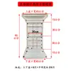Molde para Maceta de Flor de Acero y Plástico ABS Engrosado, Molde de Cemento para Barandillas de Balcón, Molde de Columna Cuadrada, Molde de Columna Romana para Proyectos de Ingeniería