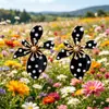 Pendientes de botón con lunares y flores clásicas francesas, versátiles, de moda, para mujer, accesorios de joyería, fuente de productos transfronterizos europeos y americanos