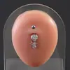 Anel de Umbigo de Zircônia Abacaxi Não Convencional de Novo Produto Transfronteiriço Unha de Umbigo Borboleta Pingente de Cobre Pingente de Cisne Microincrustado Fivela de Umbigo