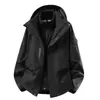 Chaqueta de invierno para mujer tres en uno con forro polar desmontable, a prueba de viento y transpirable, adecuada para actividades al aire libre y montañismo