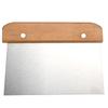 En existencia, cortador de masa de acero inoxidable, raspador de harina, cuchillo plano, amasador manual, raspador de crema, utensilio para hornear