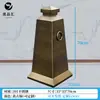 Cono de carretera de acero inoxidable, cono metálico cuadrado reflectante con peso, barrera de carretera de no estacionar, por favor no estacione, cono de tráfico