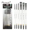 Pinceles de Arte Transfronterizo Paquete Especial de 6 Pinceles para Pintura al Óleo Juego Completo Pintura de Acuarela Juego de Tiza al Agua Pluma de Pintura Acrílica
