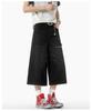 Shorts Jeans Rasgado Verão Estilo Americano Cruzado Pronto para Envio Atacado Retrô Lavado Solto de Perna Larga Cropped
