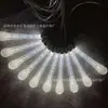 Fornecido Diretamente pelo Fabricante, Adereços de Casamento, Lustre Luminoso de Gota d'Água com 10 Braços em Acrílico, Decoração de Janela de Palco de Auditório de Hotel