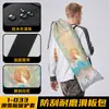 Bolsa de almacenamiento para patineta, tela Oxford impermeable, bandolera de un hombro, doble cara, cierre de cordón, mochila para patineta con estampado estilo chino