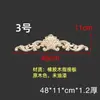 Talla en Madera Dongyang Madera Maciza Estilo Europeo Adorno Talla en Madera Estilo Francés Panel Floral Mueble Puerta de Gabinete Tira Larga Moldura de Puerta Panel Floral Largo