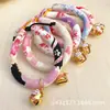 Collar de Gato Perro Mascota Hecho a Mano Estilo Japonés Collar Joyería DIY Pajaritas Pequeñas y Medianas Ajustables Suministros para Mascotas