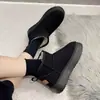 Botines Cálidos del Noreste, Zapatos de Algodón de Invierno, Botas de Nieve Engrosadas para Mujer, Suelas Gruesas 2025, Versátiles, Resistentes al Frío y Terciopelo Nuevo Estilo