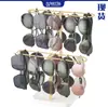 Estante de Almacenamiento para Gafas de Sol Metalico de Escritorio Multifuncional Estante de Almacenamiento para Gafas Simple de Doble Capa Exhibidor de Gafas de Sol