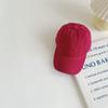 Gorra de circunferencia de cabeza pequeña para mujer, gorra de béisbol para padres e hijos de color sólido lavado, de algodón transpirable para verano, para viajar y protegerse del sol