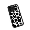 Funda Protectora Anticolisión Popular de Amazon con Diseño de Vaca para iPhone 16, Funda para Teléfono Móvil 18 Pro, Funda Suave de Silicona Negra