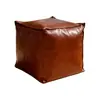 Bolsa de Almacenamiento para Ropa Vieja Taburete Simple Moderno Caja de Almacenamiento Taburete de Cuero Suave para el Hogar Sala de Estar Taburete Bajo para Cambiar Zapatos Venta Directa