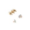 Fivela Magnética Preservadora de Cor Banhada a Ouro 14K Fivela Magnética Hambúrguer Pulseira Colar Fivela Magnética Forte Material Acessórios de Joalheria DIY Feitos à Mão