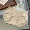 7333 Ropa Interior Femenina Cálida y Acogedora Otoño/Invierno con Abertura Alta de Encaje Estilo Palacio Francés Cintura Media-Alta, Algodón Puro Cepillado Cálido