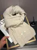 Estilo de atualização ampliado feito de fábrica com cachecol de lã para mulheres, atmosfera de outono e inverno, espessado e quente, aquecedor de pescoço de tricô, transfronteiriço