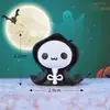 Micro-paisaje carnoso pequeños adornos nueva lámpara de calabaza linda fantasma vampiro llavero creativo adornos de Halloween