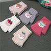 Guantes de felpa otoño e invierno medio dedo zorro hombres y mujeres cálidos gruesos bolsa fabricantes dedo expuesto terciopelo todo nailon
