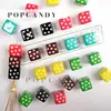 Accesorios para Joyería DIY Lindo Lunares Versátil Cuentas Acrílicas Pendientes de Cuentas Hechos a Mano DIY Cadena para Teléfono Móvil