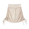Falda deportiva plisada con cordón para mujer, pantalones de yoga ajustados anti-correr, estilo europeo y americano, novedad de verano de 2023