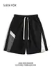 Shorts casuales de verano de moda con retazos, cintura con cordón, secado rápido para hombre, adecuados para uso diario al aire libre, shorts cómodos y versátiles
