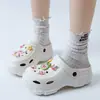 Novas Crocs Femininas com Plataforma para Aumentar a Altura, Verão 2026, Novo Estilo, Fechadas, para Exterior, Praia, Sandálias EVA Antiderrapantes