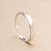Joyería estilo coreano anillo de pareja original de diamante cepillado apertura anillo de San Valentín anillo anillo anillo comida anillo regalo de confesión