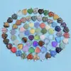 Amazon Cristal 2cm Corazón Piedra Natural Colgante Forma de Corazón