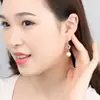 Nuevas joyas europeas y americanas populares venta caliente deseo popular Corona de Diamante Pendientes de Perla joyería de oído