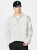 Ropa para Hombre Fengshe / Camisa de Manga Larga a Cuadros para Hombre, Cuello de Solapa, Corte Holgado, Estilo Casual Retro Japonés, Nueva Colección Primavera 2026