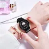 Directo de Fábrica 2020 Nuevo Reloj Creativo Explosiones de Red Margarita Moda Correa de Lona Reloj para Estudiante Reloj