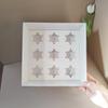 5 nuevas cajas de embalaje para cupcakes con ventana abierta, caja de embalaje para hornear Xue Mei Niang, caja portátil para tartas de huevo, taza Mafen