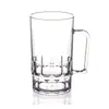Taza de cerveza de plástico de gran capacidad 800 ml acrílico imitación vidrio taza de plástico marca taza de cerveza taza de cerveza acrílica