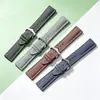 Accesorios para Correa de Reloj de Piel de Vaca de Primera Capa Denim de Gama Alta Retro Adecuado para Huawei Correa de Lona de Cuero Genuino Suave para la Piel