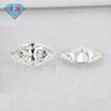 Anel de Folha de Olho de Cavalo de Pedra Nua de Diamante Huagang Gem Mosan Importado dos EUA Moissanite Pedra Nua d Cor 1 quilate