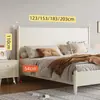 Panel de mesita de noche para cama individual se vende por separado, panel trasero de mesita de noche de 21 metros de ancho, panel trasero de madera maciza suave acolchado, se vende por separado